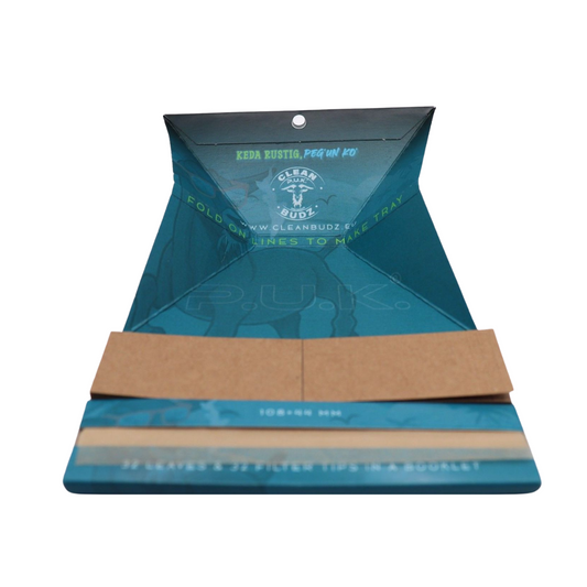 P.U.K Rolling Paper, Tips and Tray King Size Slim