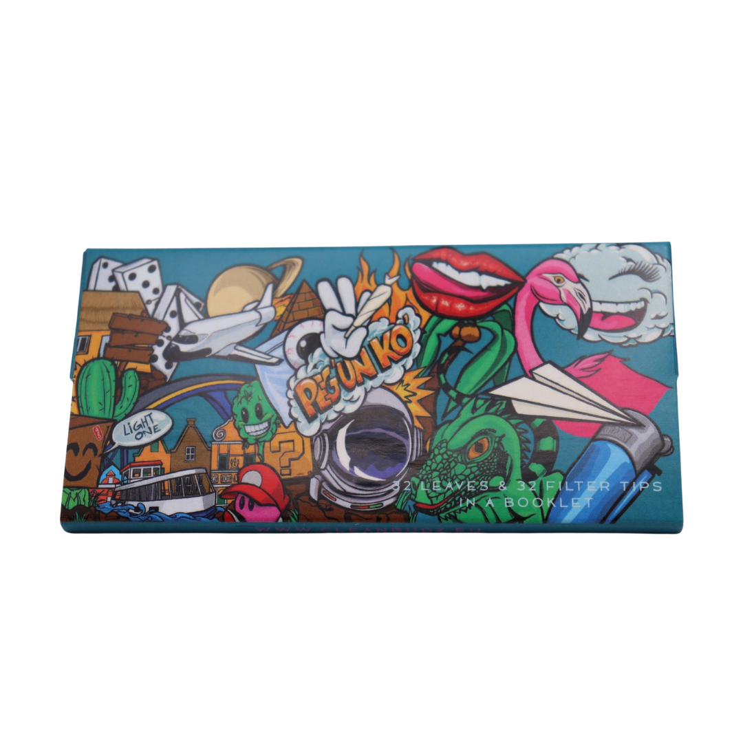 P.U.K Rolling Paper, Tips and Tray King Size Slim