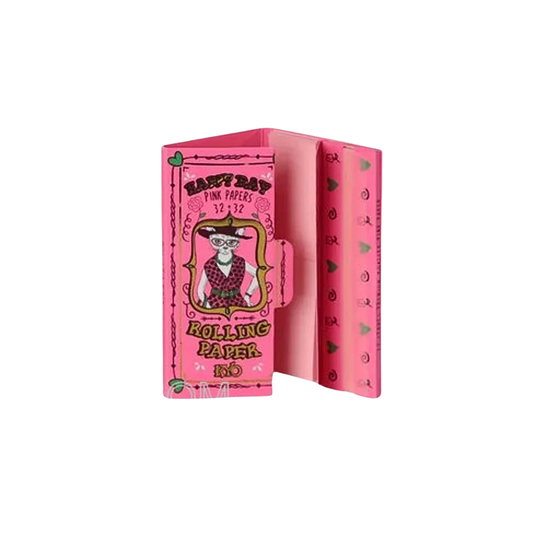 Lady Pink Rolling Paper, Tips and Tray King Size Slim