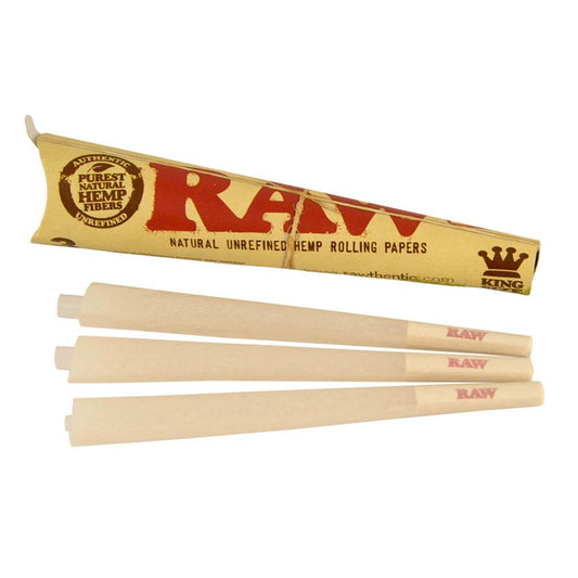 Raw Pre Rolled Cones 3pcs King Size
